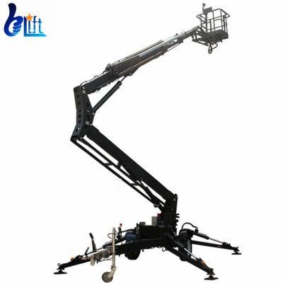 Towable Lifts Portable Man Lift 16m Electric Cherry Picker Use in Construction Site