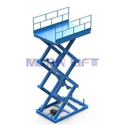 Explosion-Proof Morn Plywood Case Hydraulic Goods Table Stationary Scissor Lift Platform