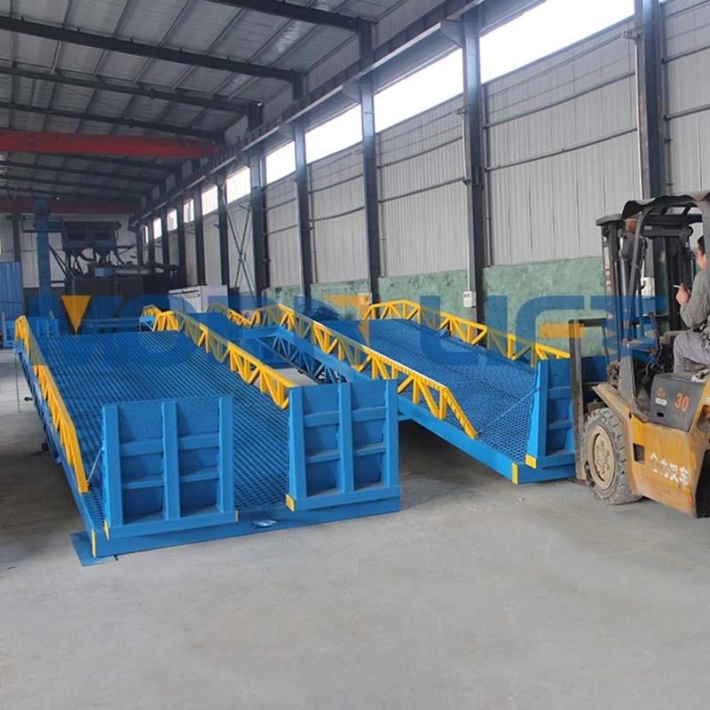 8t Mobile Manual Sliding Loading Container Ramp Accessing