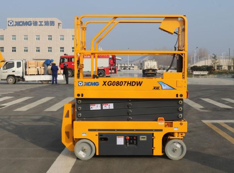 XCMG Electric Lifting Equipment 8m Gtjz0607 Self-Propelled Scissor Lift Aerial Work Platform for Sale