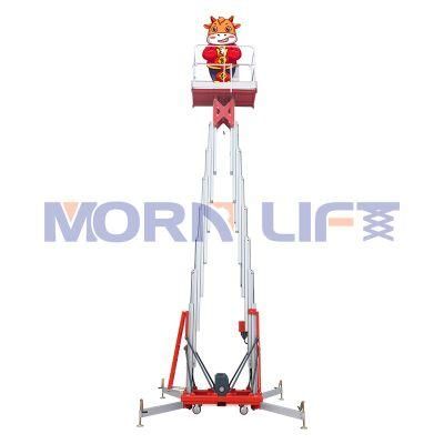 AC Power 4m Vertical Double Mast Aluminum Lift