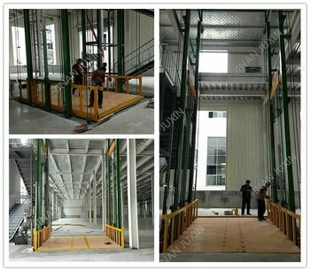 Customized Best Quality Hydraulic Electric Construction Vertical Platform Cargo Goods Warehouse Lift with Factory Price