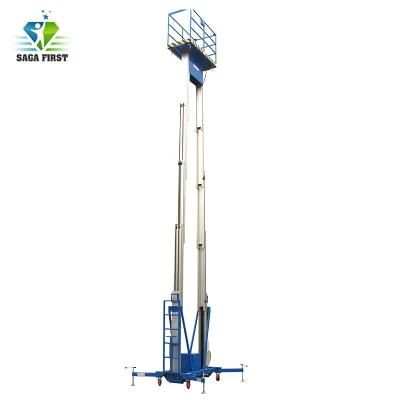 High Quality Vertical Electric Man Lift for Painting, Cleaning, Plumbing Work