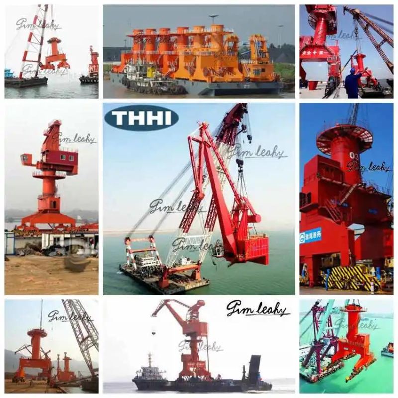 60t40m Barge Floating Cranes for Sea Sand Transhipment