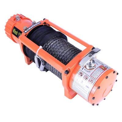 4WD Electric Hydraulic Winches Strap Anchor Old 12V Battery Power Winch