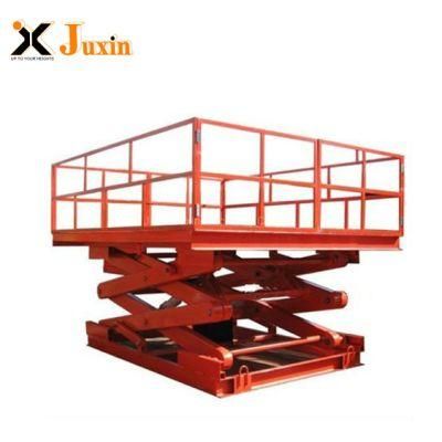 Stationary Fixed Scissor Lift Garage Equipment Scissor Lift Platform