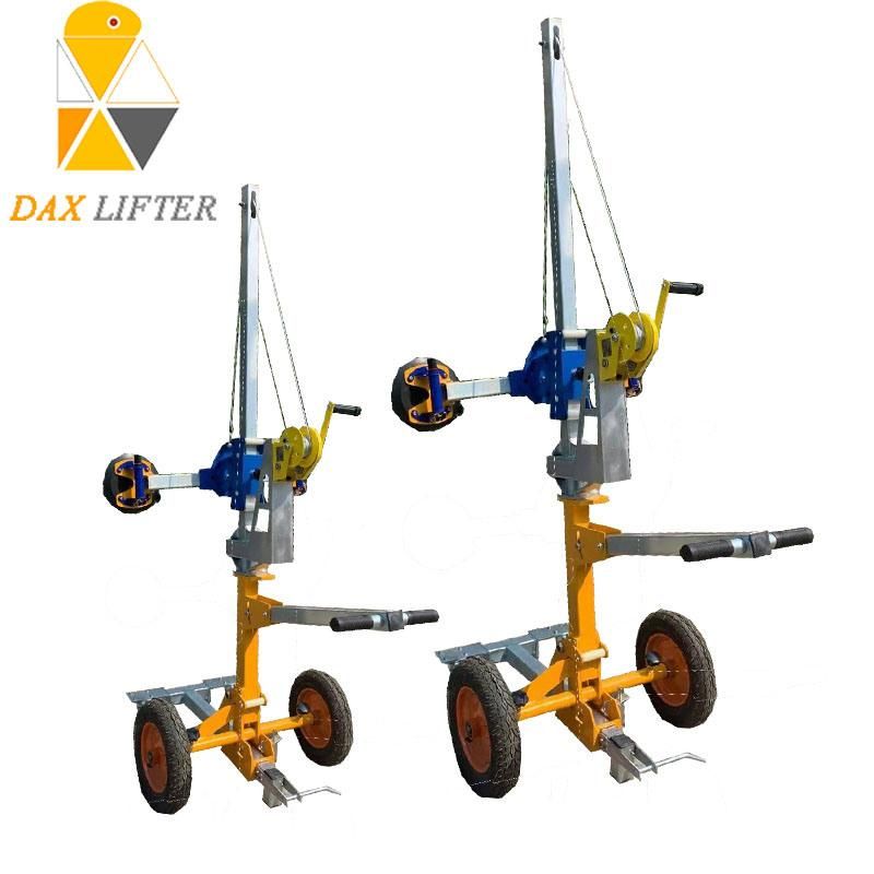 CE Marked Movable Durable Vacuum Suction Cup Lifter Trolley for Sale