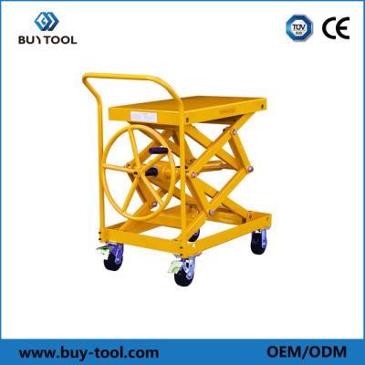 Manual Lift Table Truck Without Hydraulic Pump