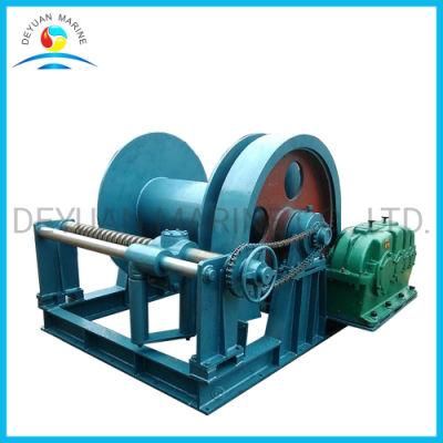 Marine Electric Single Drum Waterfall Winch