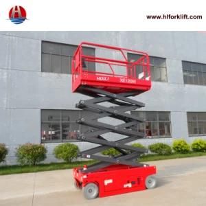 Stationary Hydraulic Scissor Lift Platform for Hotel Warehouse