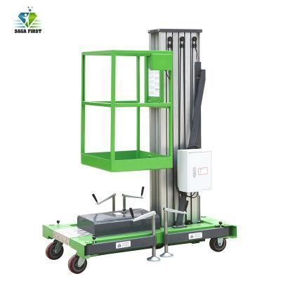 14m Light Weight Aluminum Alloy Mobile Aerial Work Lift Platform