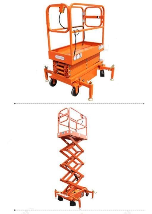 Electric Hydraulic Movable Scissor Lift Equipment Man Lift for Sale