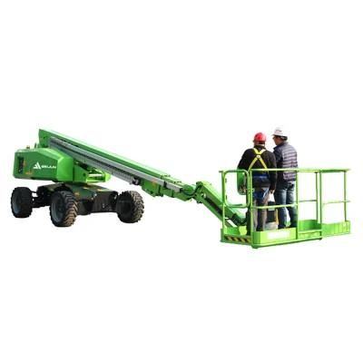 Self Propelled Telescopic Boom Lift Telescopic Hydraulic Manlift Aerial Work Platform