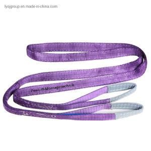 Polyester Flat Double Eye Webbing Sling for Lifting En 1492-1 Standard