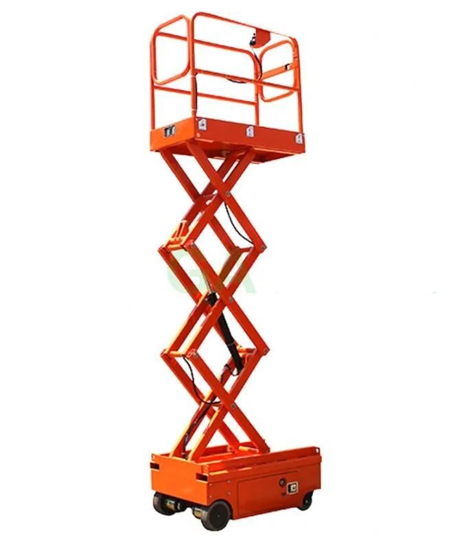 CE Approved Small Electric Hydraulic Mobile Scissor Lift for Sale