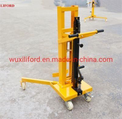 Portable Oil Drum Carrier Hydraulic Hand Operated Drum Lifter Dtf450b