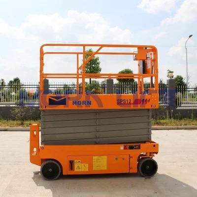 8m Working Height 3m Scissor Lifting Platform Aerial Man Lift