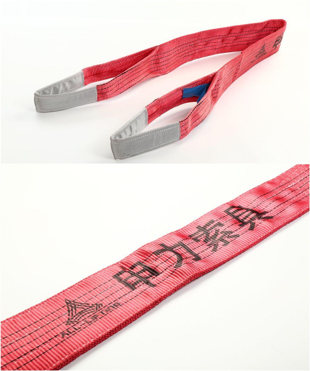 Sf7: 1 5000kg Double Flat Eye to Eye Lifting Belt Polyester Webbing Sling