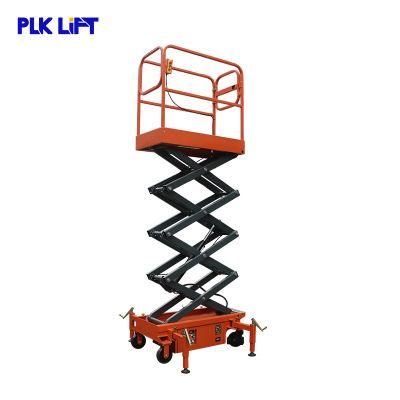 Hydraulic 3m 4m Electric Mobile Small Scissor Man Lift