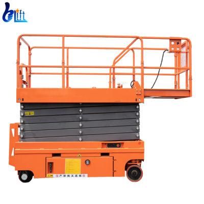 12m Electric Motor Man Lift Hydraulic Aerial Work Scissor Lift
