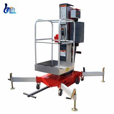 China Hydraulic One Single Man Aluminum Aerial Work Platform Ladder Lift