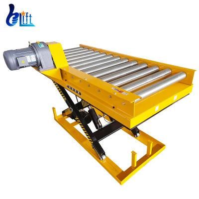1m -6m Electr Lift Scissor Lift Hydraulic Elevators with Rollers Use in Factory Workshop