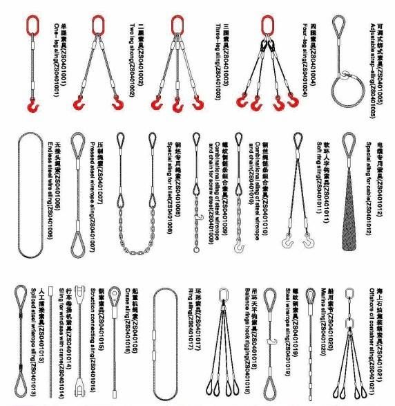 Galvanized Steel Fixture Hangers Sling Rope