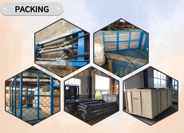 Customizable Indoor and Outdoor Hydraulics Material Freight Elevator Goods Lift Machine