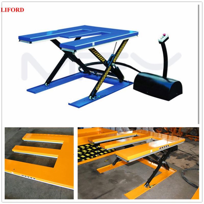 Stationary Electric Single Scissor Lift Table He1000