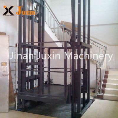 OEM ODM Guide Rail Chain Goods Cargo Hydraul Lift for Wareshop