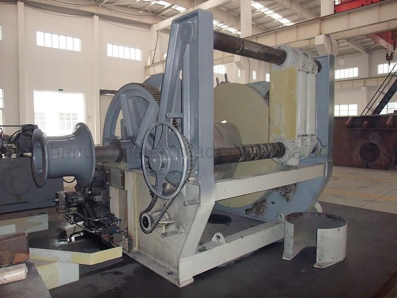 Marine Hydraulic Anchor Mooring Winch Used for Floating Pile Driver Ship
