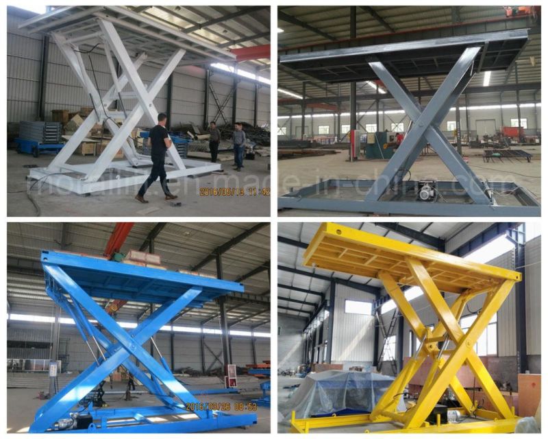 Stationary Hydraulic Scissor Lift Table with CE