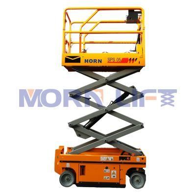 14m 16m Morn CE China Aerial Man Scissor Mobile Lift