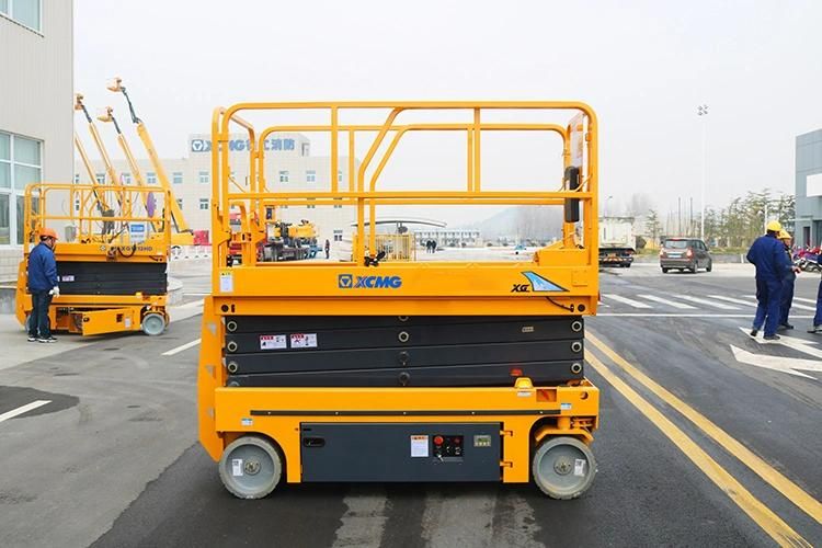 XCMG Gtjz1012 10m Mobile Electric Remote Aerial Work Platform Scissor Lift Table