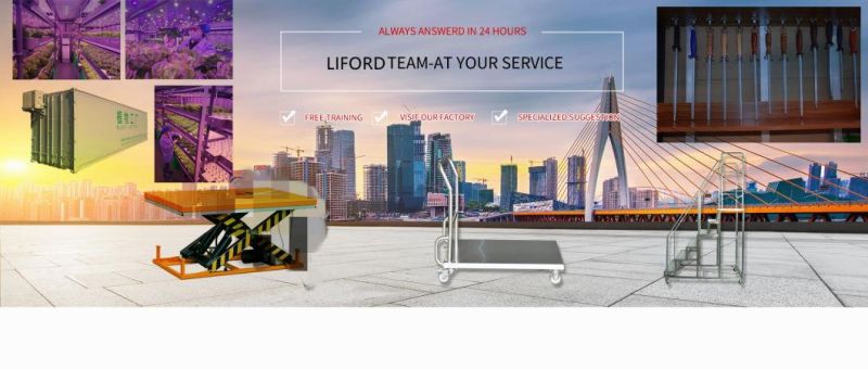 1t 4t Mobile Electric Hydraulic Scissor Lift Table Tdf2000