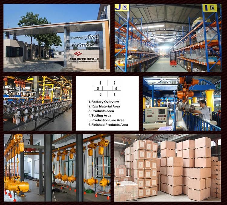 China Supplier Electric Hoist 380 Volt 1ton 2ton 5ton Monorail Electric Trolley Chain Lifting Hoist Manufacturer