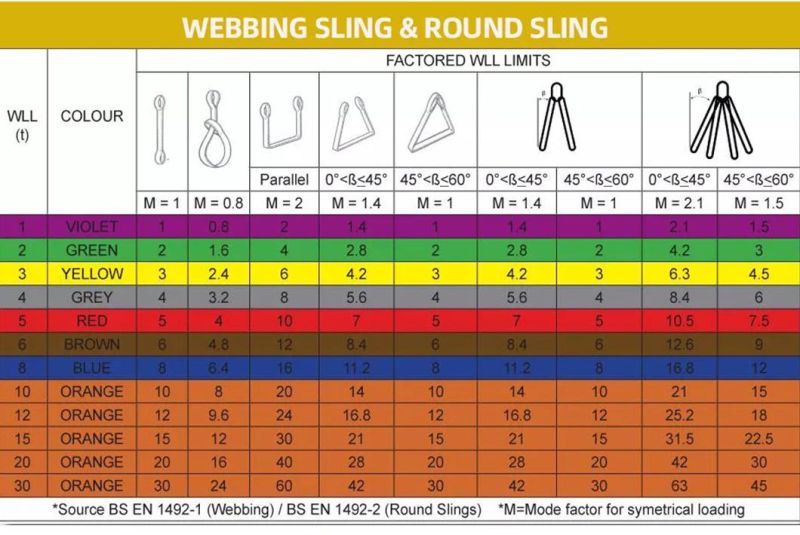 OEM or Customized Wll 3t Polyester Round Sling