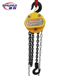 Hot Selling Hoist Crane 500kg 20ton and Chain Block HS Type 1 Ton