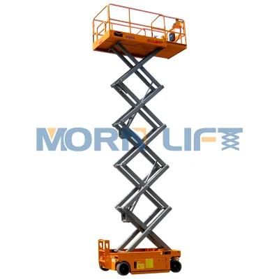 8m Battery Moved Electric Scissor Man Lifting Platform with Ce ISO9001