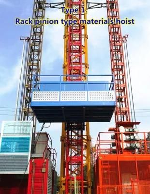 Construction Materials Lift Platform Rack Platform for Builders