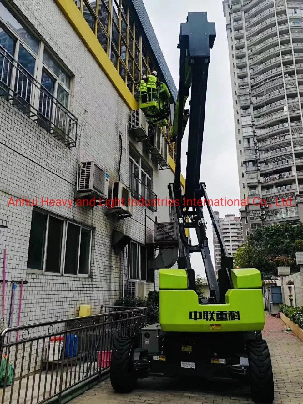 Za14je Zoomlion 16m Work Height Articulating Boom Lifts for Indoor Applications