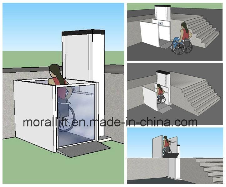 Public Use Wheelchair Elevator for Disabled