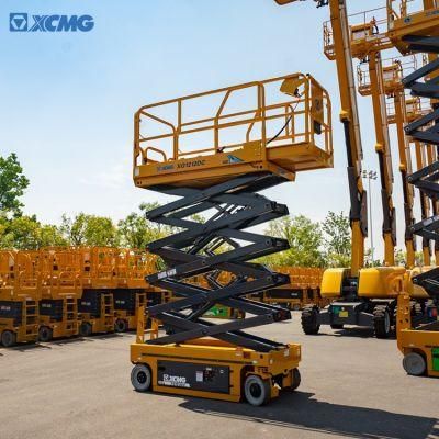 XCMG Brand New 12m Portable Small Self Propelled Scissor Lift Xg1212HD Aerial Work Platform for Warehouses Factories Airports Price