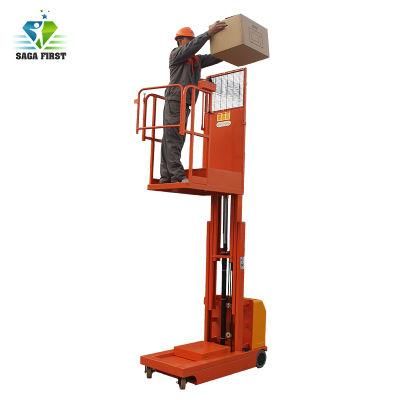 Self Propelled Automatic Electric Hydraulic Battery Aerial Order Picker