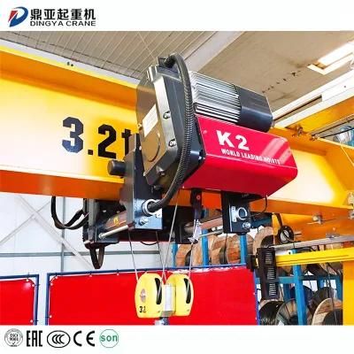 Dy High Quality 1t 2t 3t 4t 5t 6t Steel European Wire Rope Electric Hoist