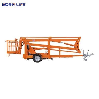 Height, Traction Drive, Power Man Towable Trailer Mounted Boom Lift