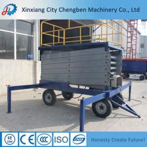 Mobile Vertical Small Scissor Lift with Anti-Skid Table