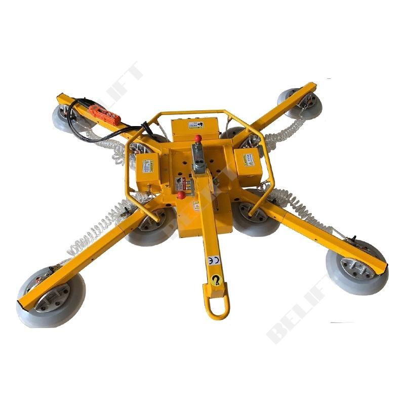 Glass Robot Vacuum Lifter Cups for Hoist Marble Ceramic Tiles