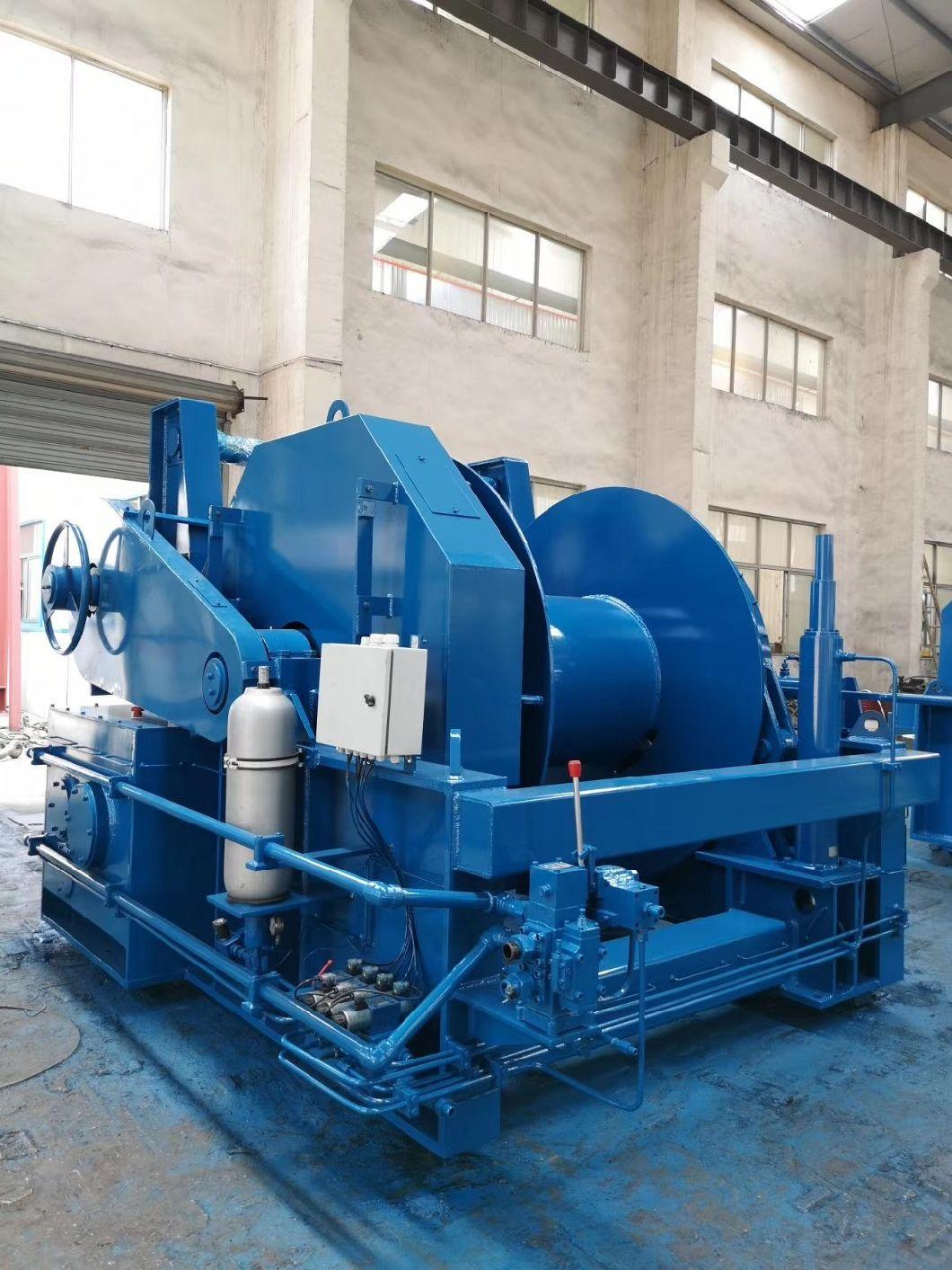 Double Drum Marine Hydraulic Anchor Winch for Decking Machine