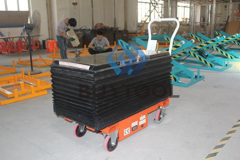 Feeding Fable on Assembly Line Mobile Transportation Lift Table